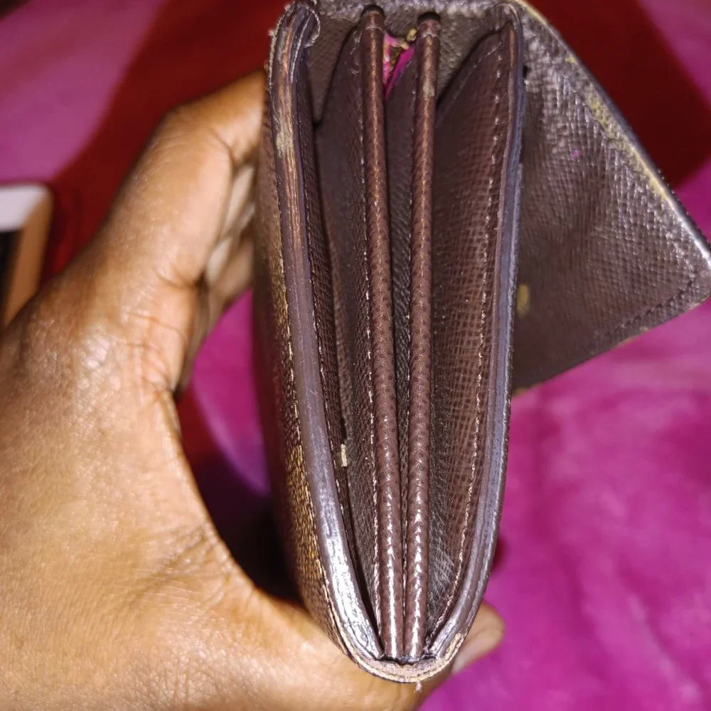 Louis Vuitton Damier Wallet with Custom Interior